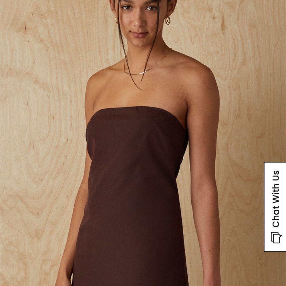 Pacsun Your Favorite Strapless Everyday Linen Mini Dress